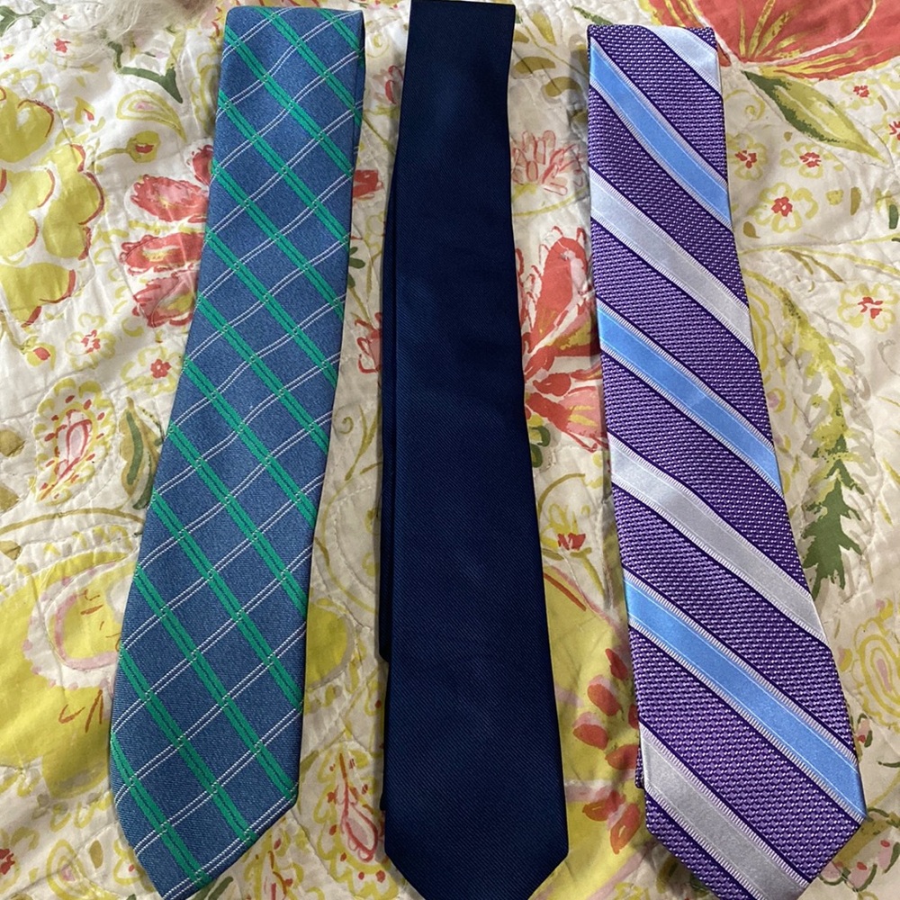 EUC set of 3 mens ties